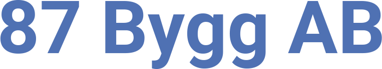 87 Bygg AB